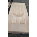 Real wood timber gate veneer moulded wood door skin in China